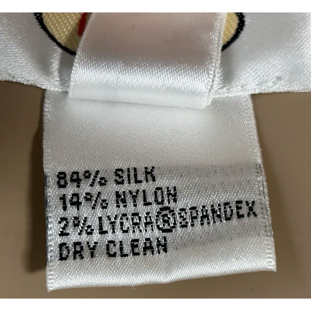 Vintage Talbots Tank Top Cami Small Beige Ivory Knit Silk Sleeveless - Picture 6 of 6